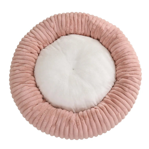 2025 New Dog Kennel Cat Kennel Plush Round Pet Kennel Dog Bed Winter Warm Pet Bed Dog Supplies